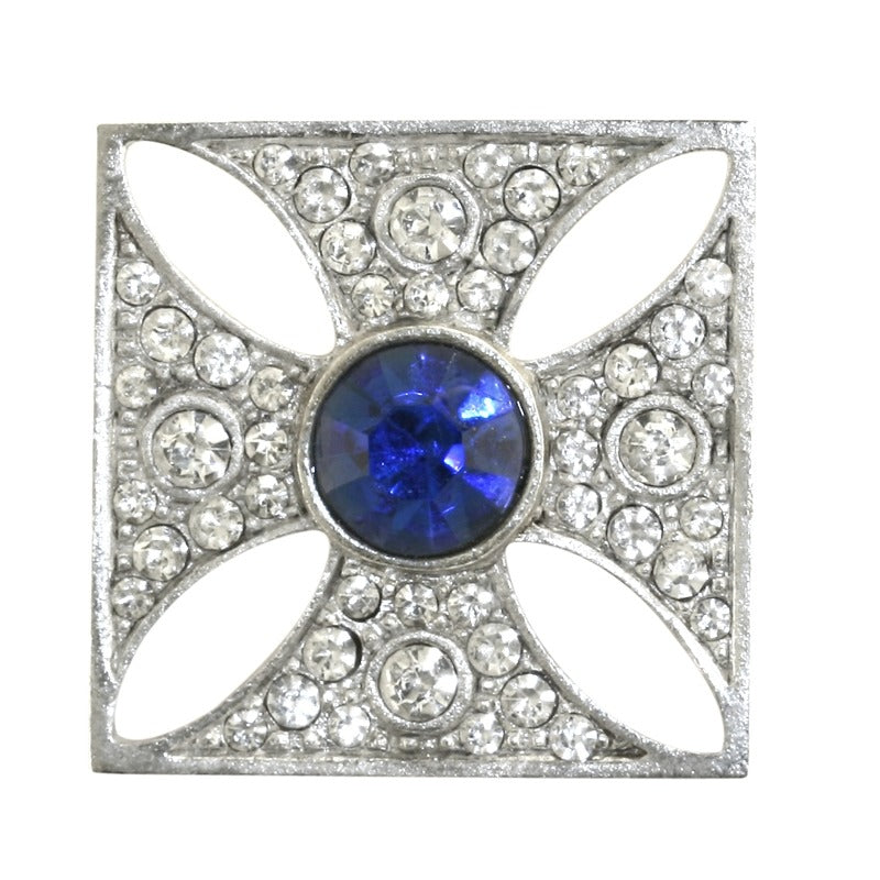 Imperial State Crown Cross Brooch
