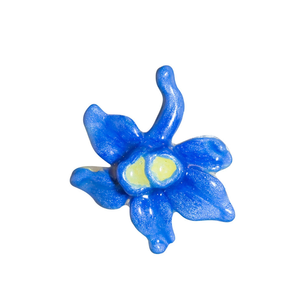 July Larkspur Small Brooch Pin