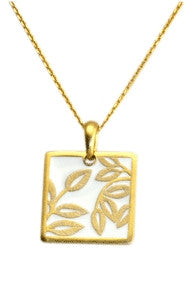 Lace Leaf Pendant