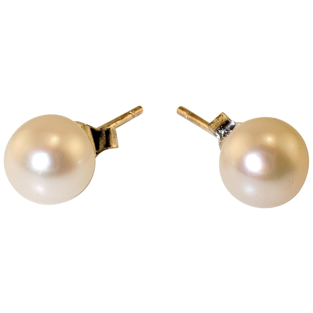 Large White Pearl Earrings