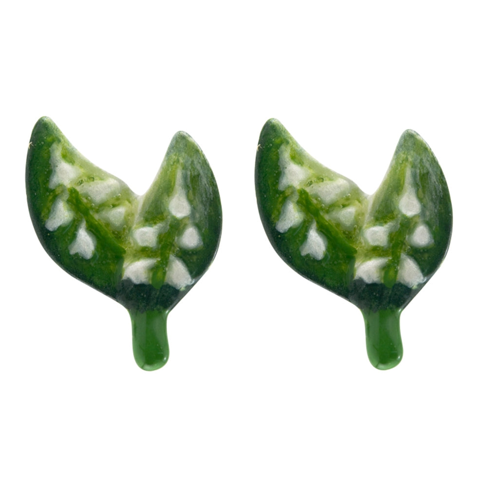May Lily of the Valley Small Post Earrings