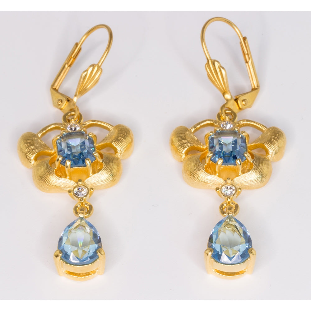 Orchid Delight Blue Earrings