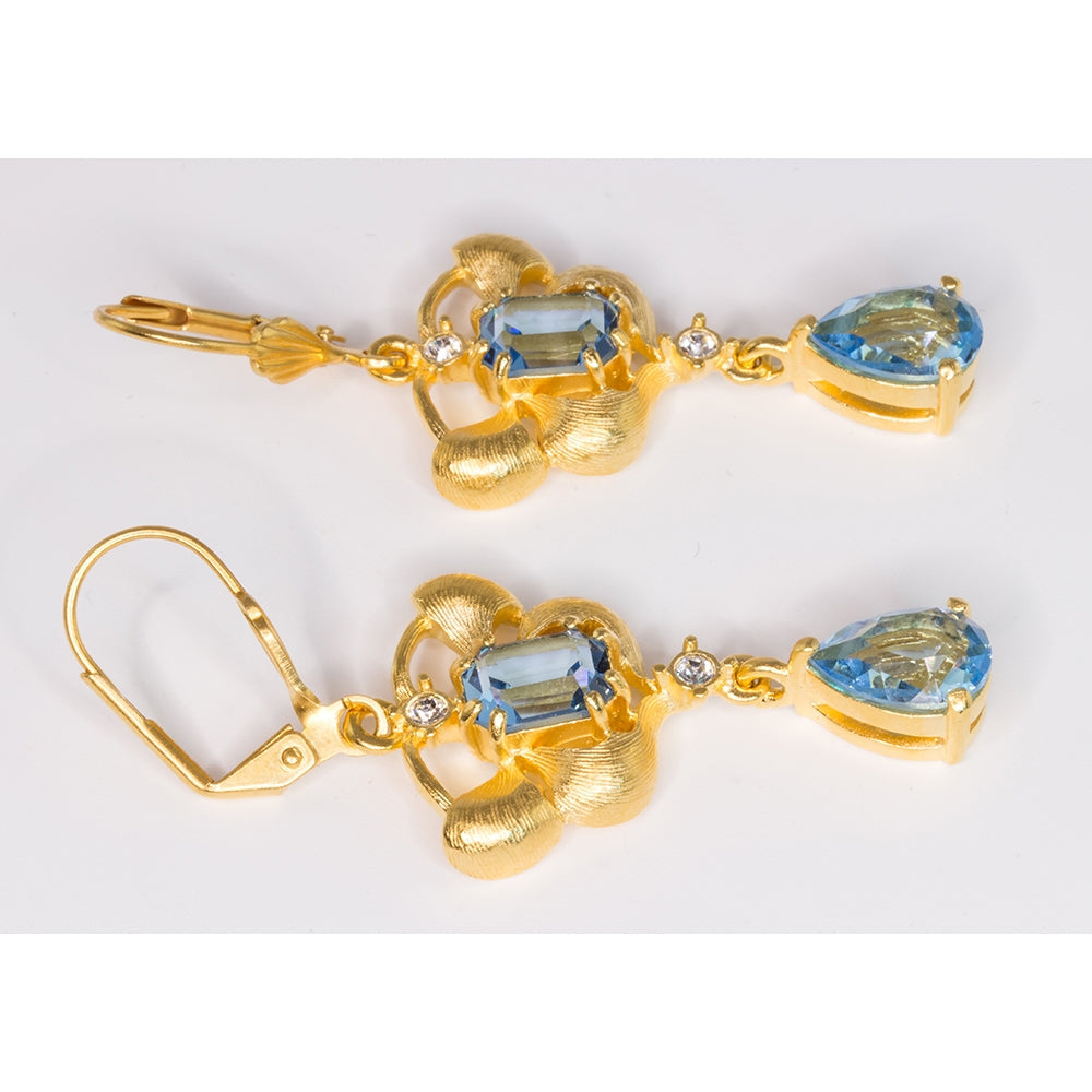 Orchid Delight Blue Earrings