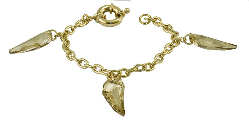 Origins Clear Crystal Claw Bracelet