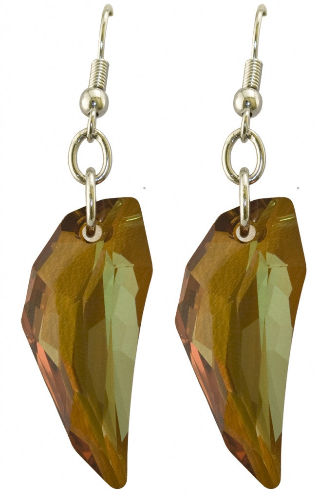 Origins Amber Crystal Claw Earrings