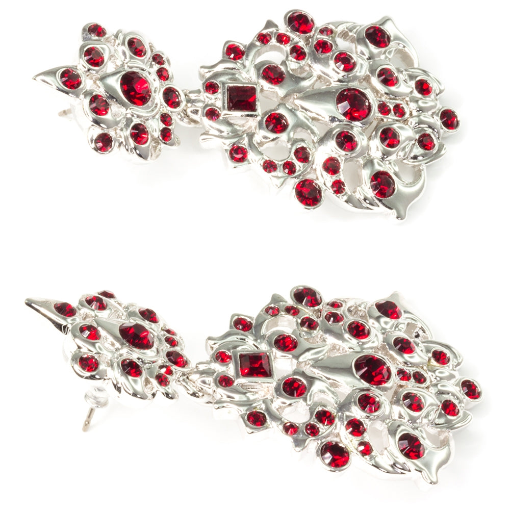 Ornate Jewelled Earrings - TimeLine Gifts