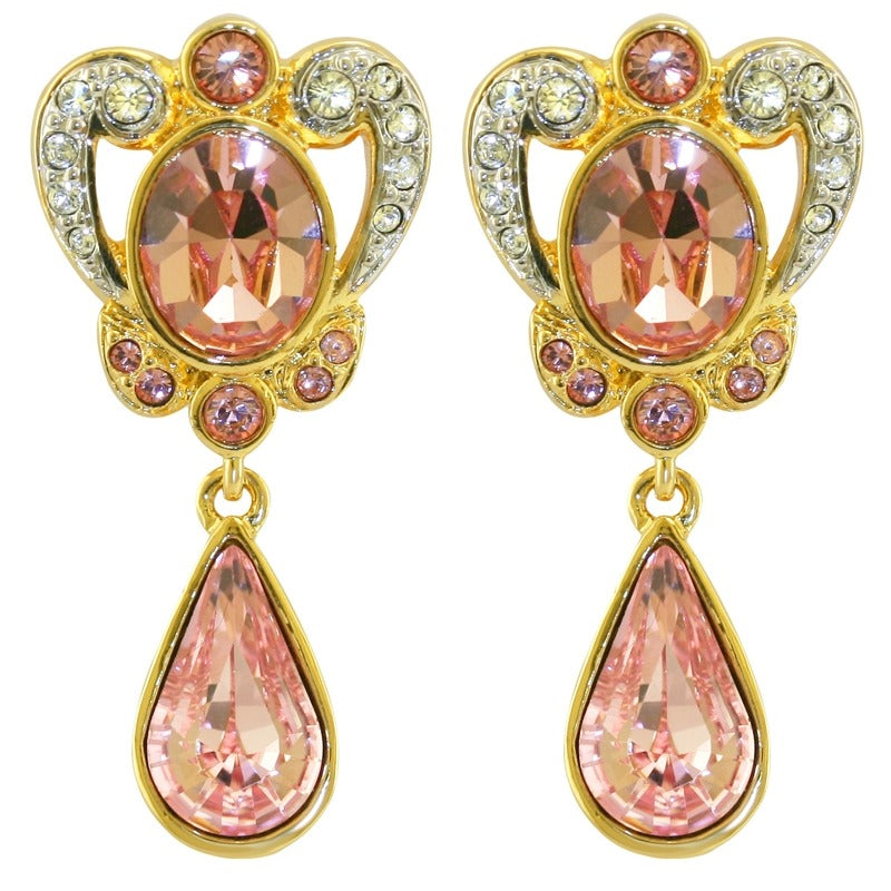 Princess Margaret Rose Ornate Earrings - TimeLine Gifts