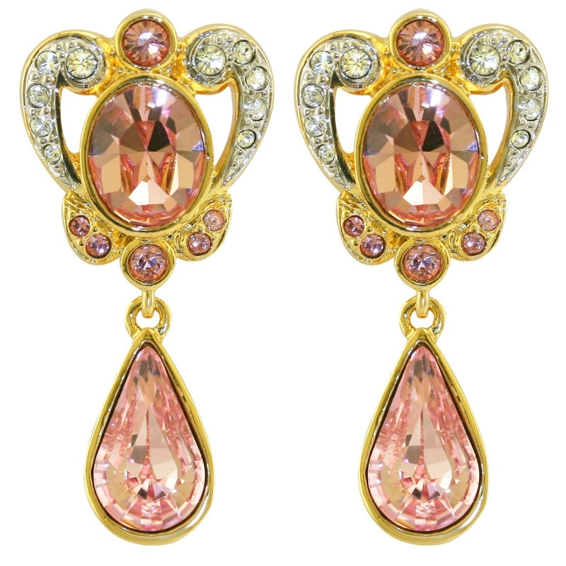 Princess Margaret Rose Ornate Earrings