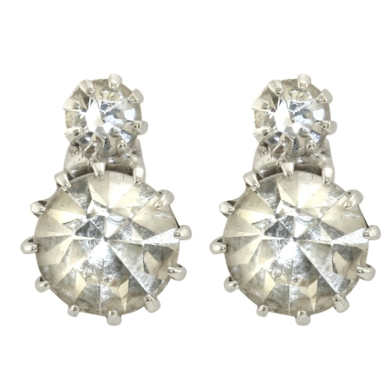 Queen Victoria's Two Stone Stud Earrings