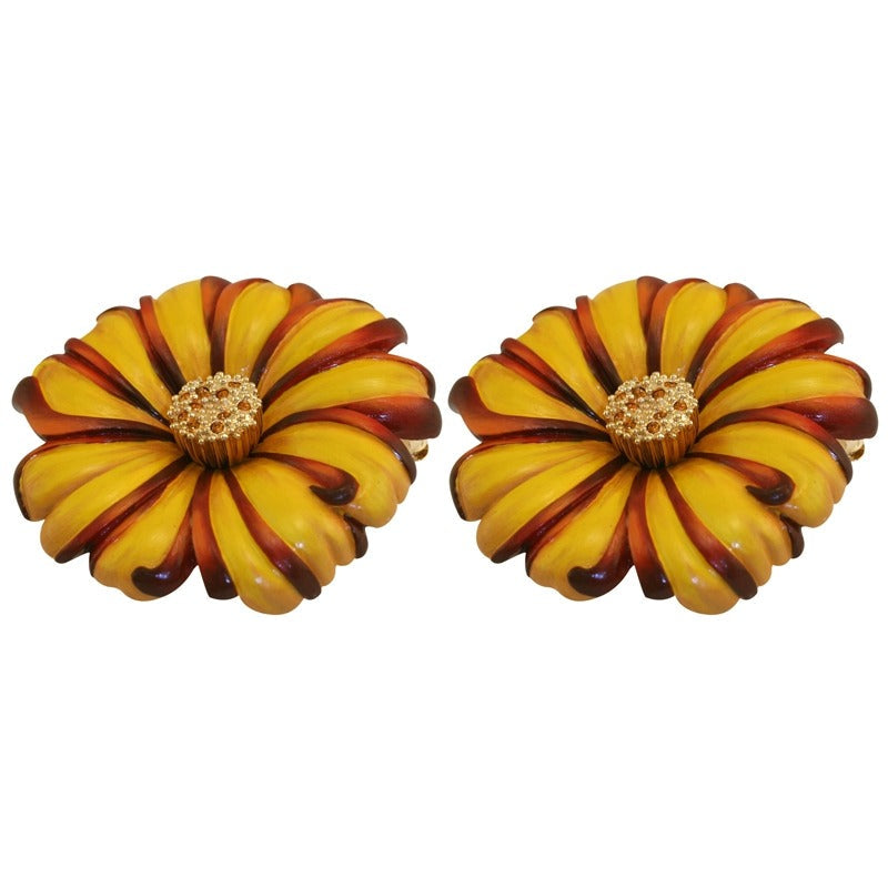 Marigold Earrings (Large) - TimeLine Gifts