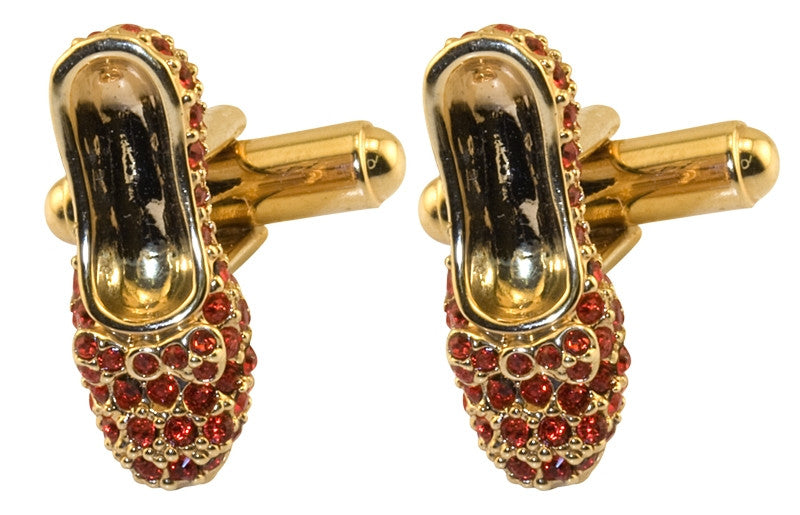 Wizard of Oz Dorothy Ruby Slippers Cufflinks