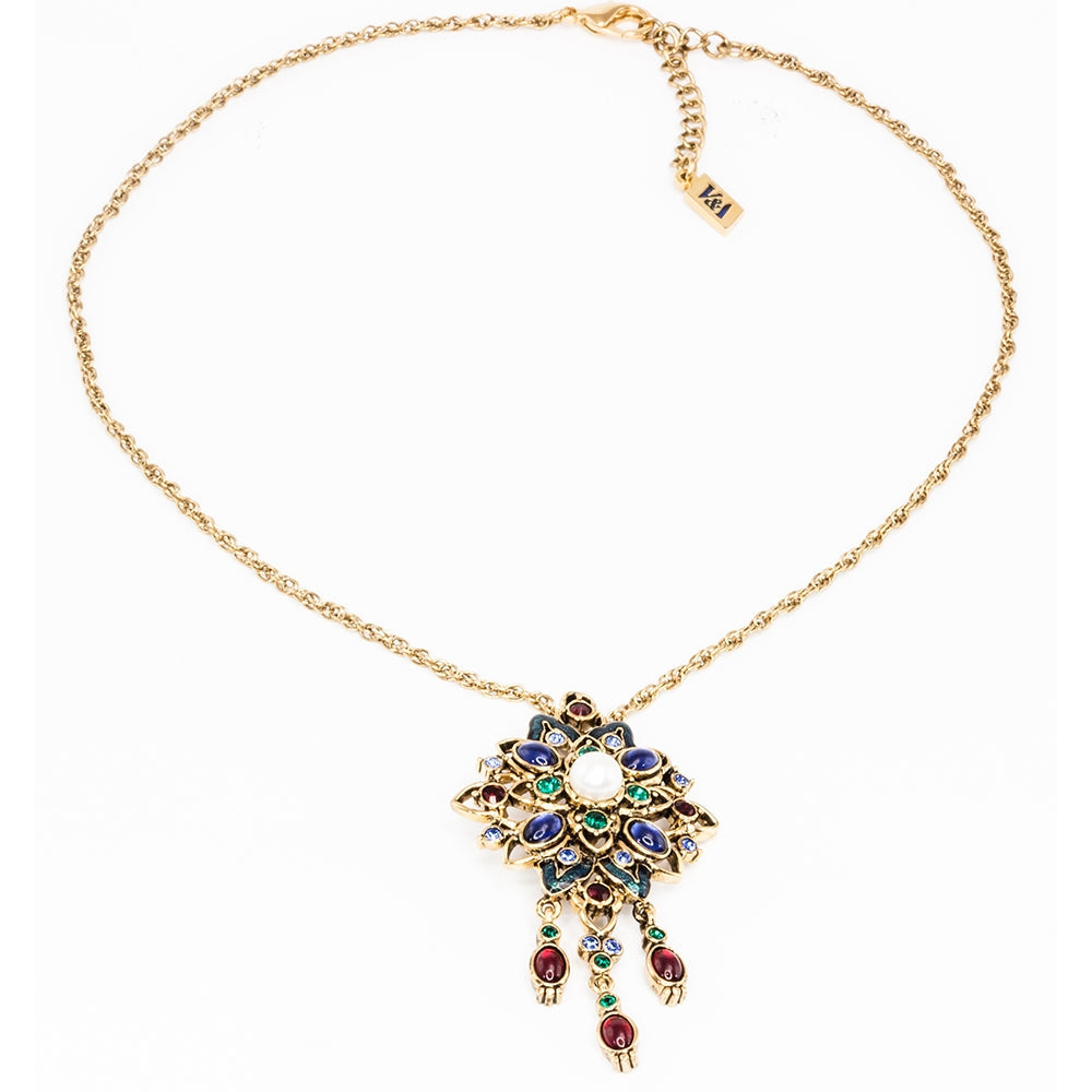 Renaissance Revival Red Pendant