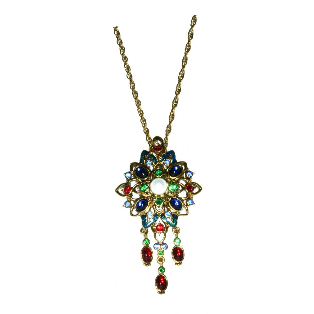 Renaissance Revival Red Pendant
