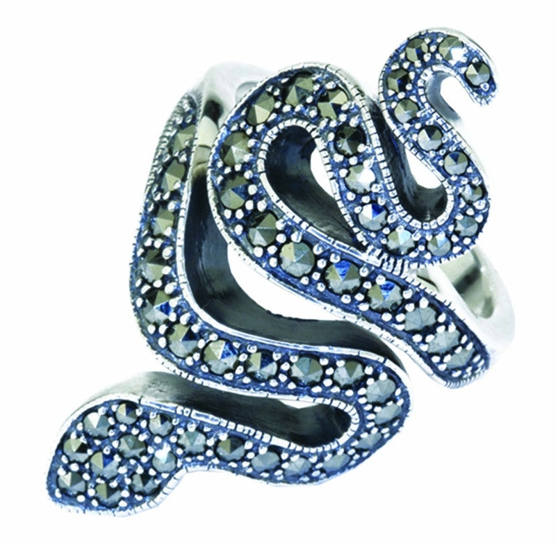 Silver Serpent Ring
