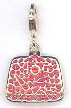 Silver Gold-Plated Handbag Charm