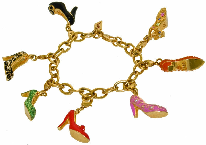 Seven Shoes Charm Bracelet